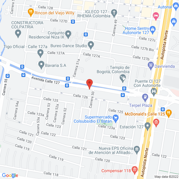 Mapa de Inversiones Rapf S.A.S.