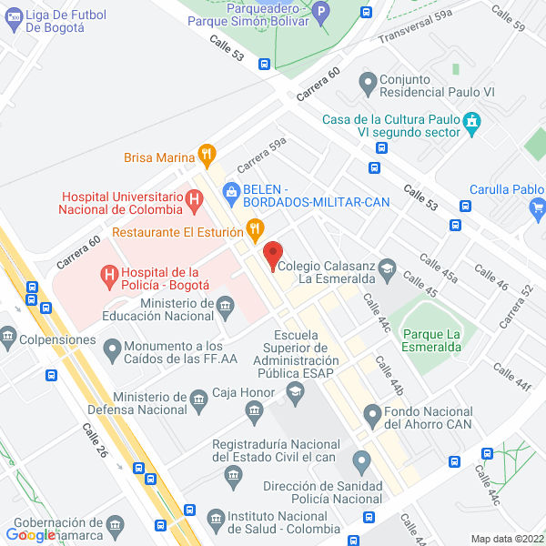 Mapa de Inversiones Riocisne S.A.S.