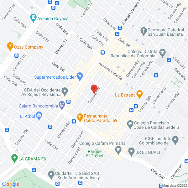 Mapa de Julderc Profesionales En Salud Ocupacional S.A.S.