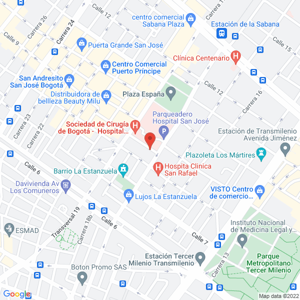 Mapa de L Y M Toys S.A.S.