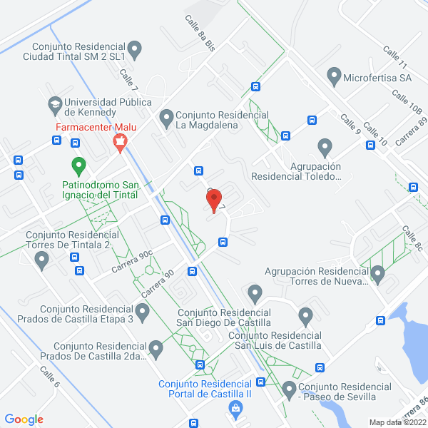 Mapa de La Nueva Jerusalen Kairos S.A.S.