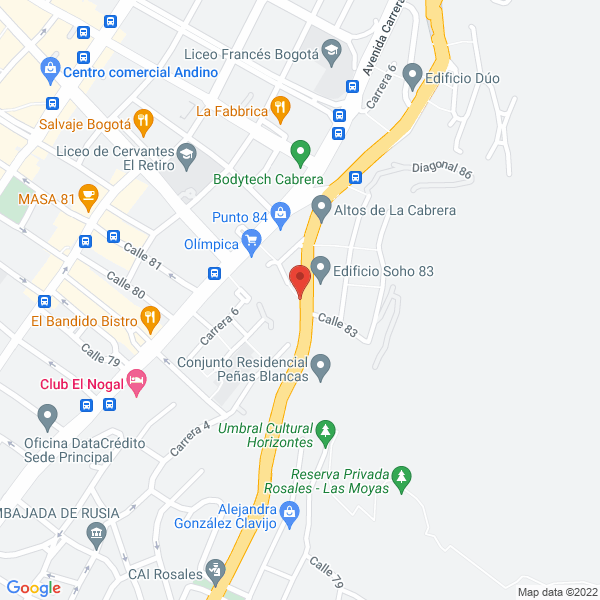Mapa de La Olimpo S.A.S.