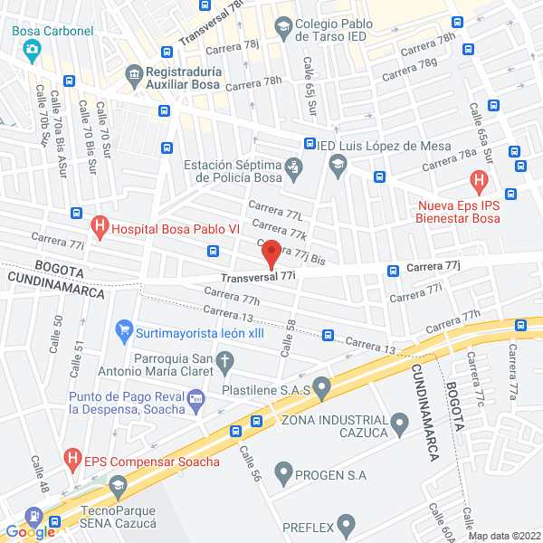 Mapa de La Otra Calle S.A.S.