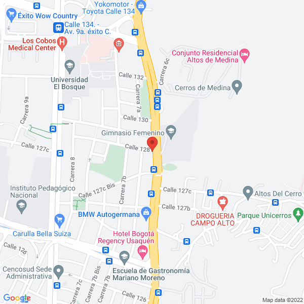Mapa de La Perruquería Y El Salón De Los Gatos S.A.S.