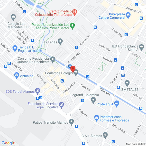 Mapa de Latinoamericana Suministros Y Carga S.A.S.
