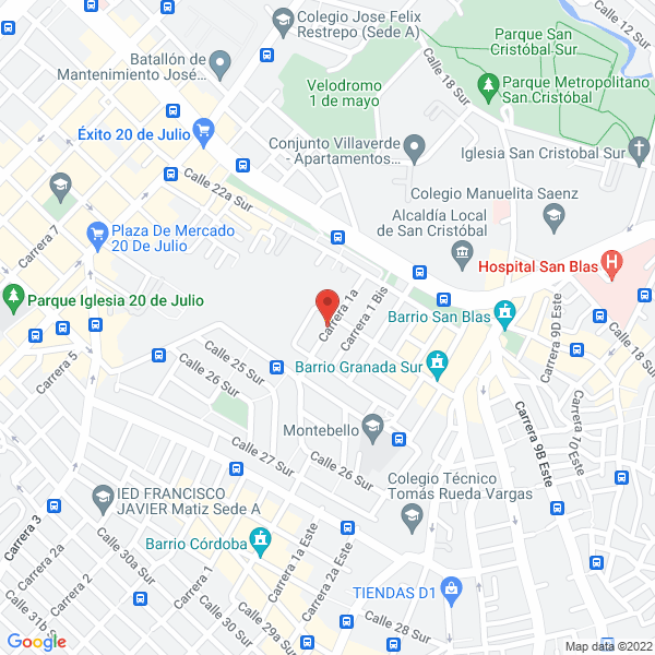 Mapa de Lavanderia Cittelly E.U.