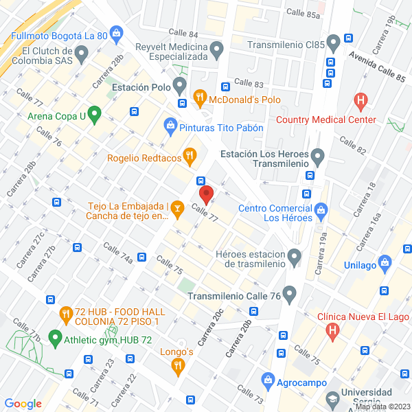Mapa de Lavanderia Milennium S Ltda