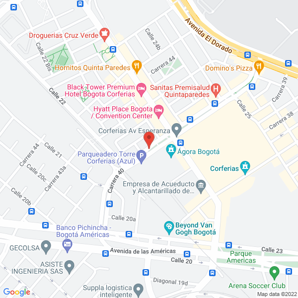 Mapa de Lavaseco Carsúavi Ltda.