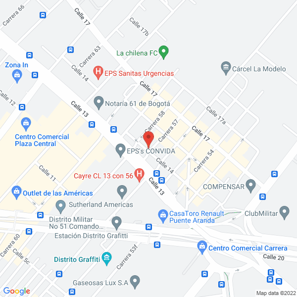 Mapa de Laxcom S.A.S.
