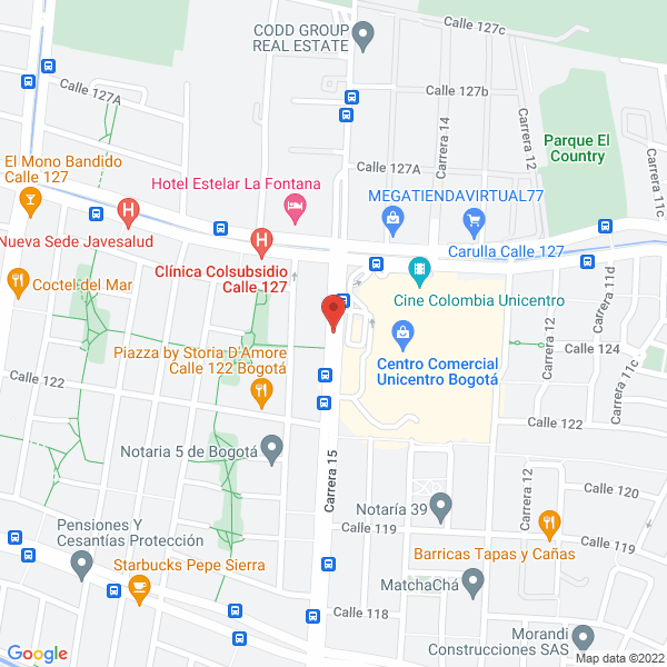Mapa de Leónardi Asociados Ingenieros Ltda.