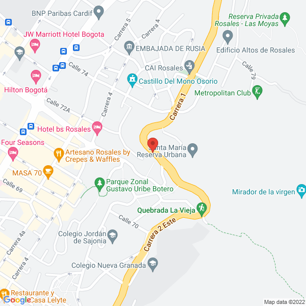 Mapa de Libelula Consultorías S.A.S.