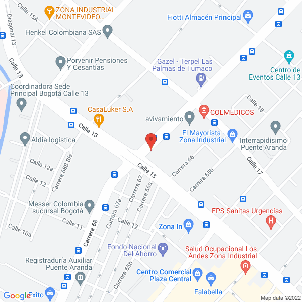 Mapa de Libreria Avivamiento E.U.