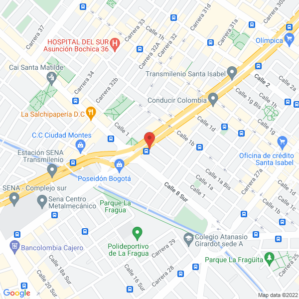 Mapa de Libreria Bookshop S.A.S.