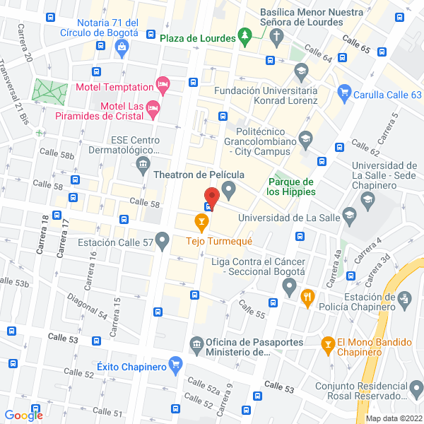 Mapa de Maxident Plus Clínicas Odontológicas Ltda.