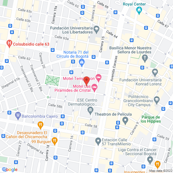 Mapa de Mc Insumos Gráficos S.A.S.
