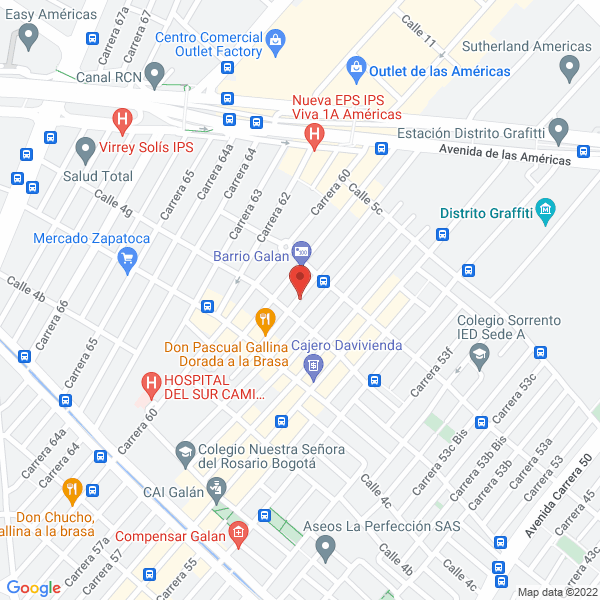 Mapa de Megachorizos