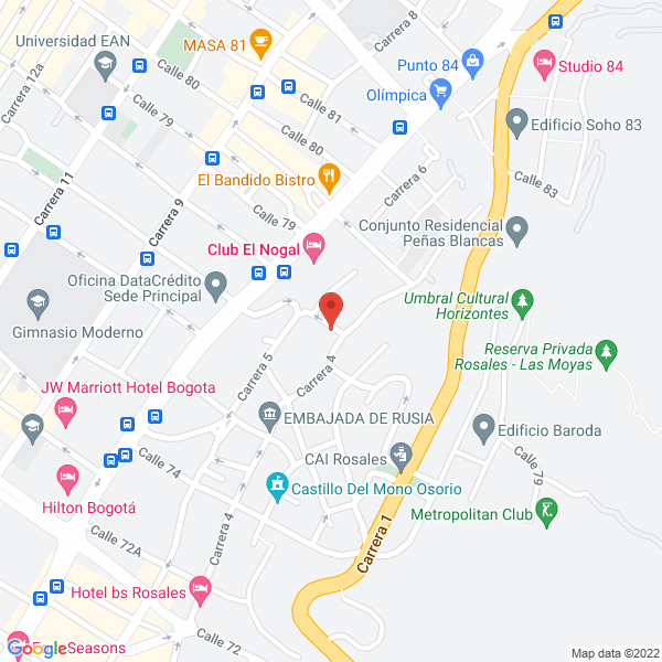 Mapa de Méndez Gaitán E Hijos S. En C.S.