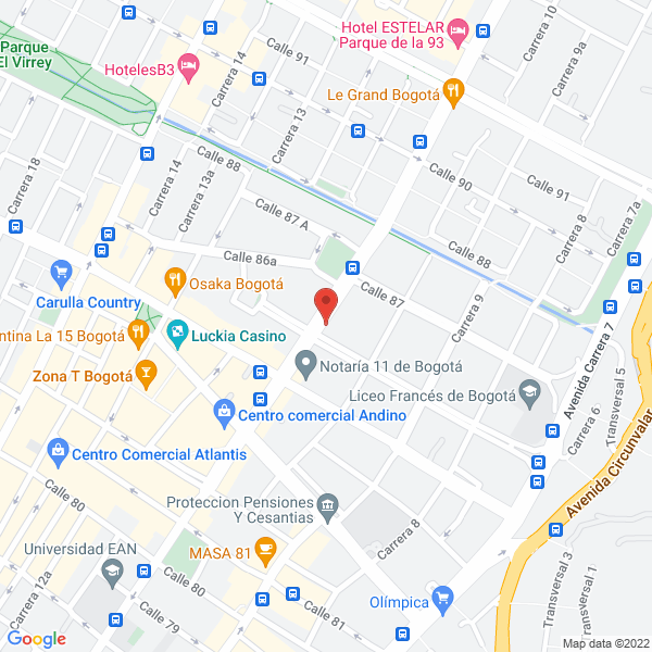 Mapa de Mercamedios Ltda.