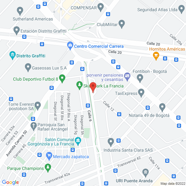 Mapa de Mercantil De Proyectos S.A.