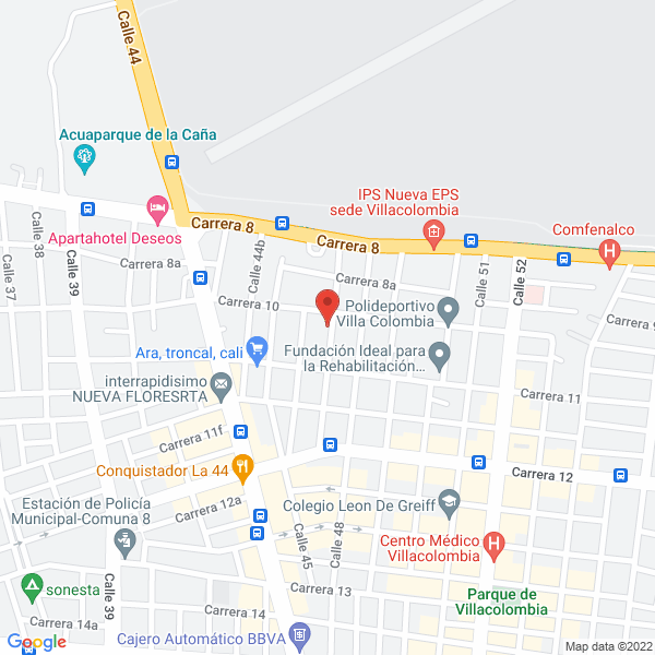 Mapa de Metalmecánica Tecme S.A.S.