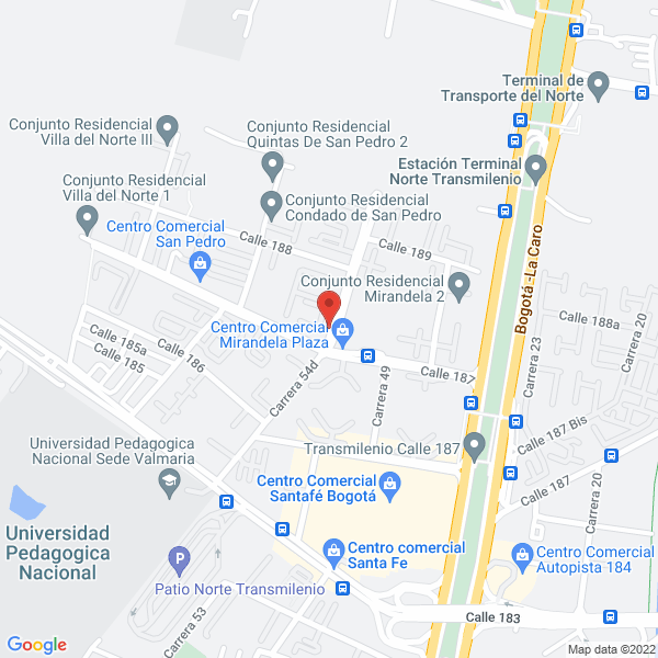 Mapa de Morris Bravo S.A.S.