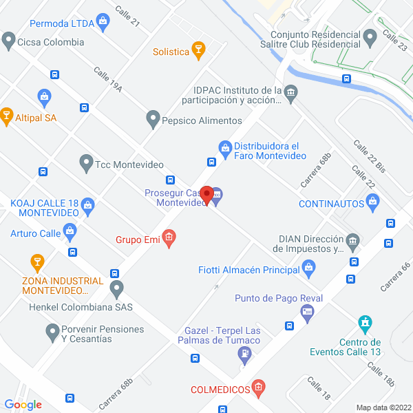 Mapa de Moscoso Hurtado & Cía. S.C.