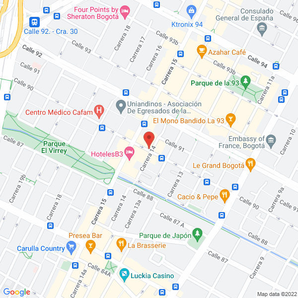Mapa de Organización Inmobiliaria Ltda.