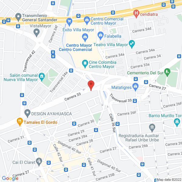 Mapa de Oxigenos Bogotá Jv S.A.S.