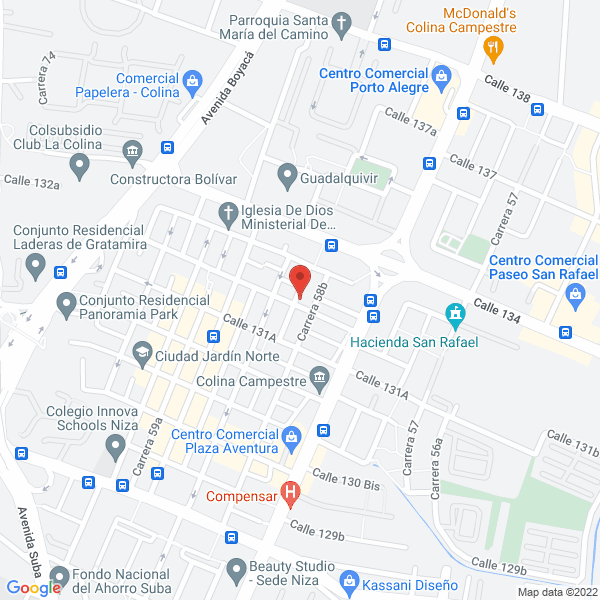 Mapa de Oxiservicios Md Ltda.