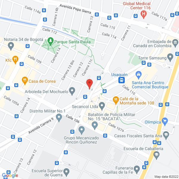 Mapa de Paruc Consultores S.A.S.