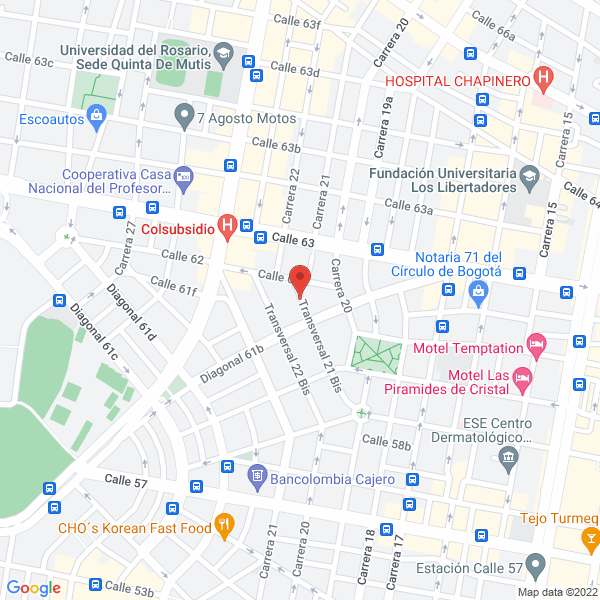 Mapa de Patricia Carrasco & Asociados Ltda. Asesorías Integrales