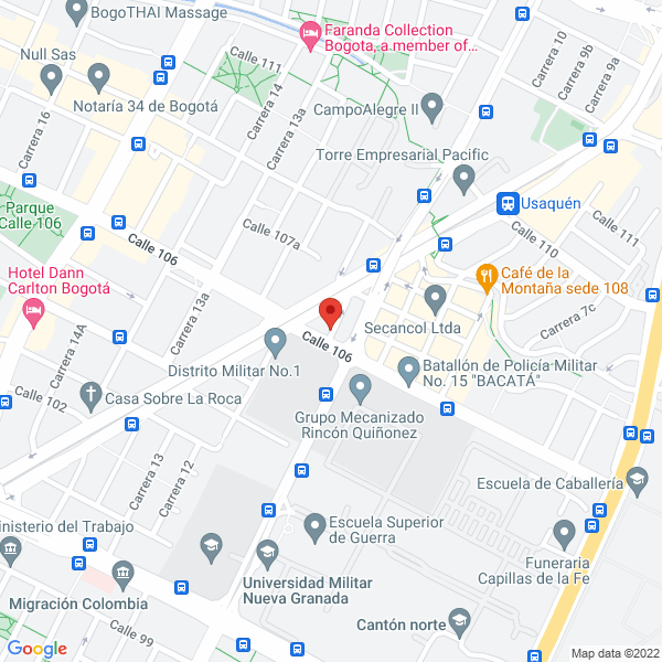 Mapa de Pecamino S.A.S.