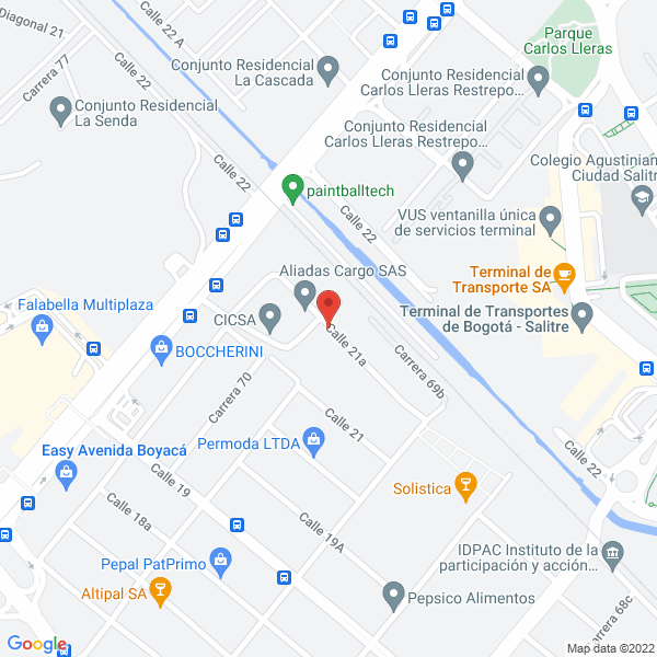 Mapa de Peláez Restrepo Y Cía. S.A.