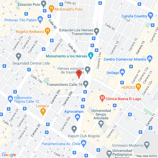Mapa de Pellet'S La Sabana S.A.S.
