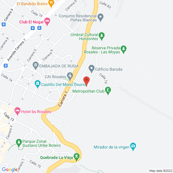 Mapa de Peñaranda Cáceres S. En C. S