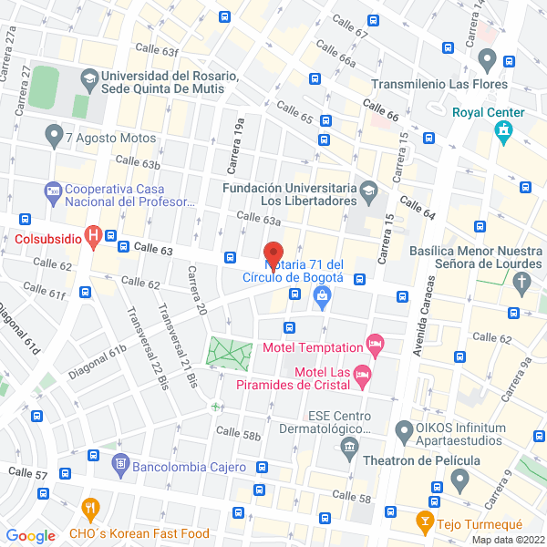 Mapa de Promolaser S.A.S.