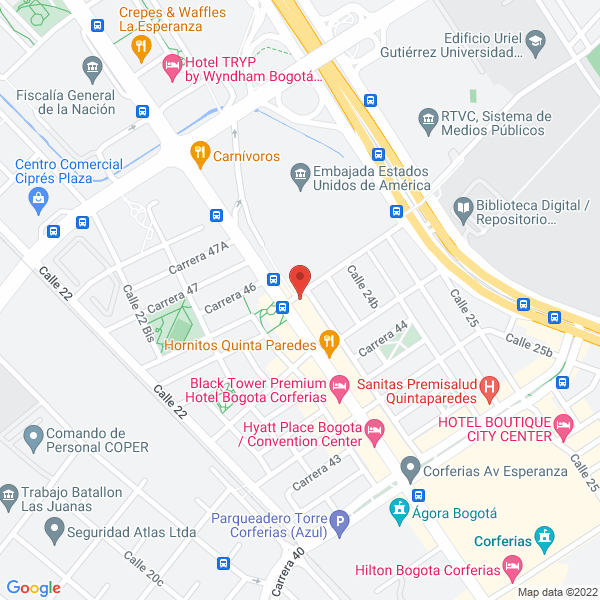 Mapa de Qds Consultores Asociados S.A.S.