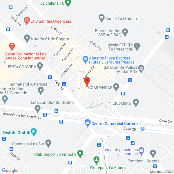 Mapa de Quality Carwash Masivo & Asociados S.A.S.