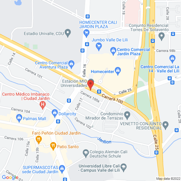 Mapa de Químicos Del Cauca S.A.S.