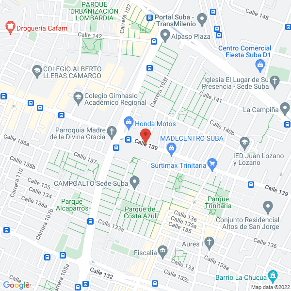 Mapa de Químicos Roses S.A.S.