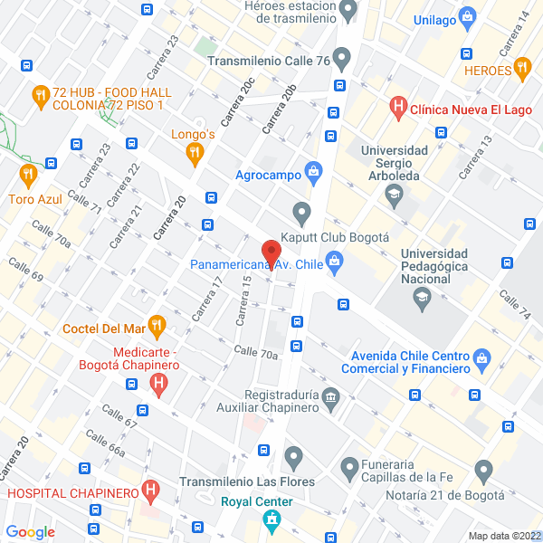 Mapa de Quintana Sosa Y Cía. Sociedad Colectiva