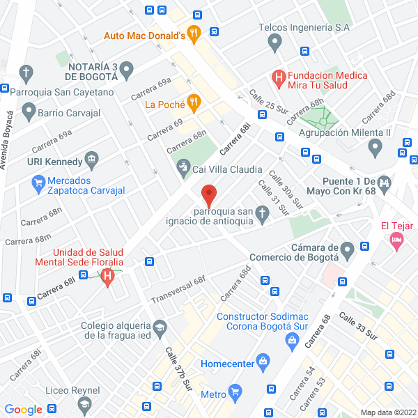 Mapa de R Cundy S.A.S.