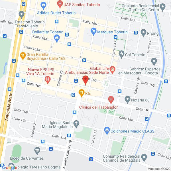 Mapa de R P M Emprendedores S.A.S.