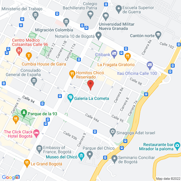 Mapa de R Vega Ingeniería Ltda.