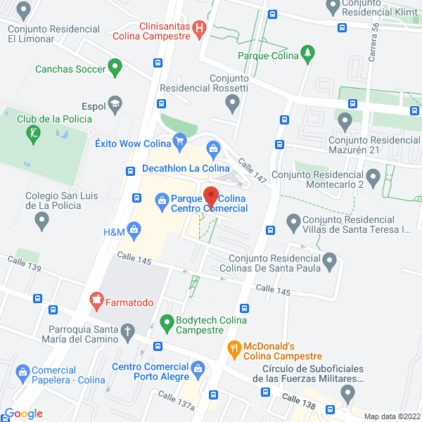 Mapa de R.A.C. Arquitectos E Ingenieros S.A.S.