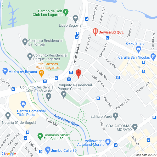 Mapa de Unión Andares S. En C.