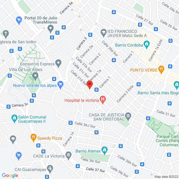 Mapa de Unión Constructora J & P S.A.S.