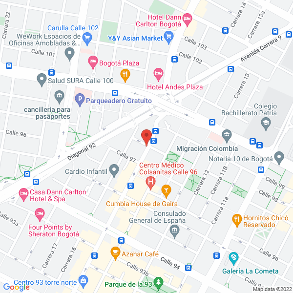 Mapa de Universal Group Ltda.