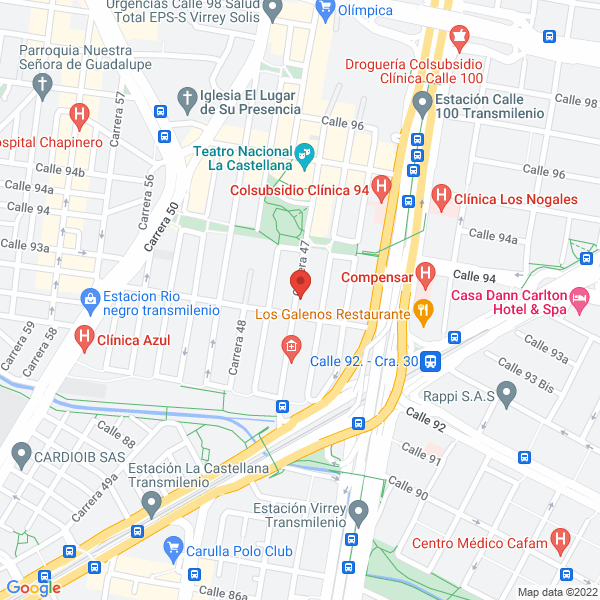 Mapa de Universal Security S.A.S.