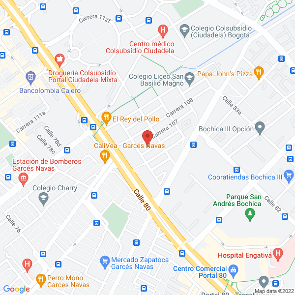 Mapa de Urbcon Ltda.